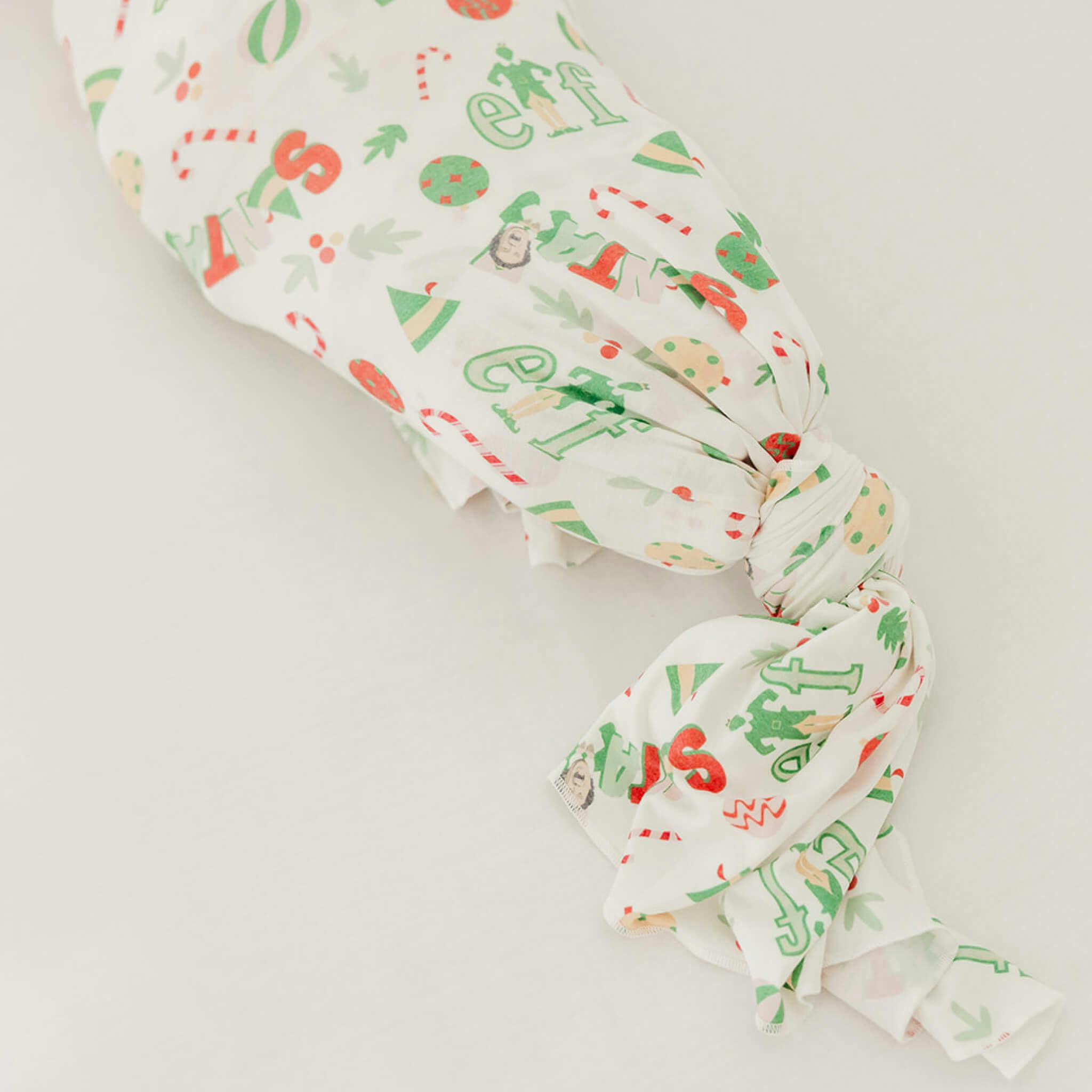 Knit Swaddle Blanket - Elf