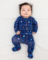 Sail Away Fair Isle Bamboo Convertible Footie