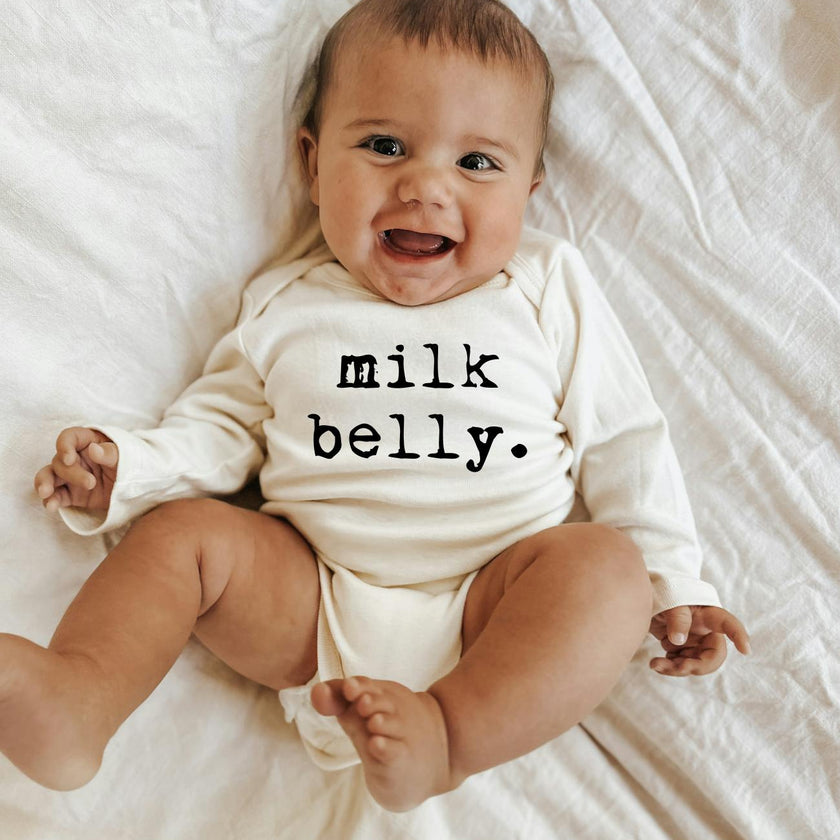 Milk Belly Organic Bodysuit Long Sleeve