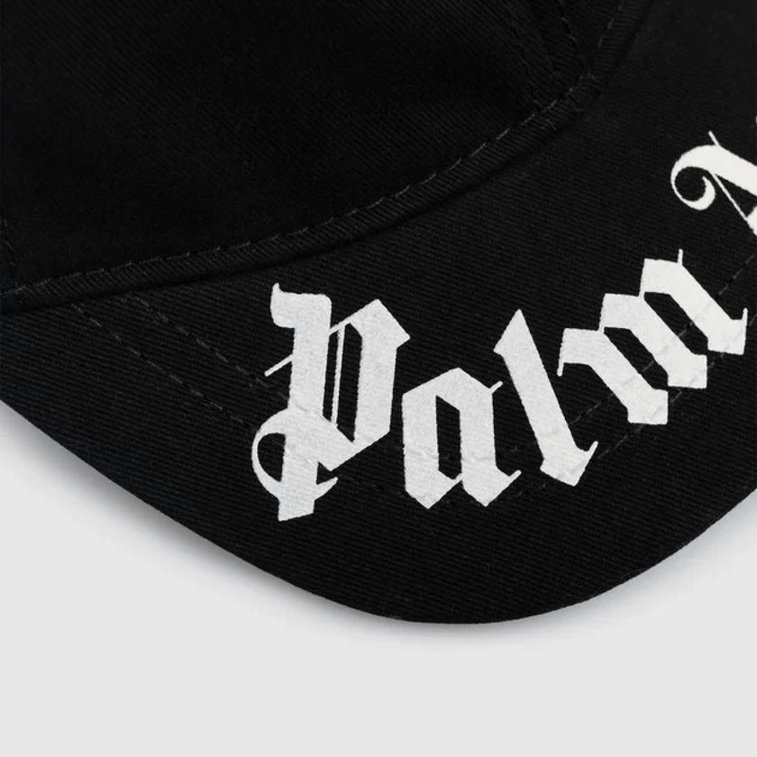 Black Brushed Logo Baseball Cap