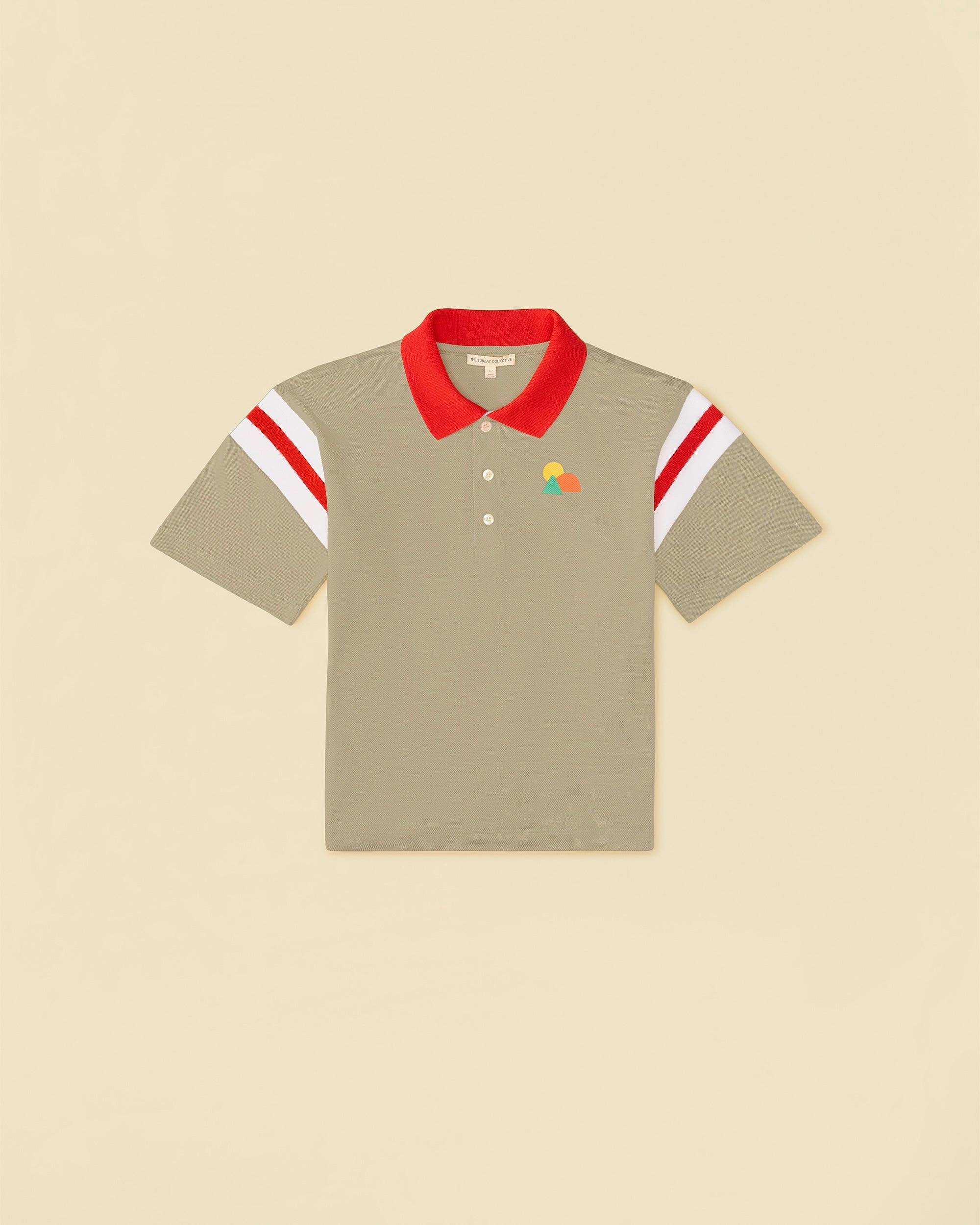 Organic Weekend Polo in Khaki
