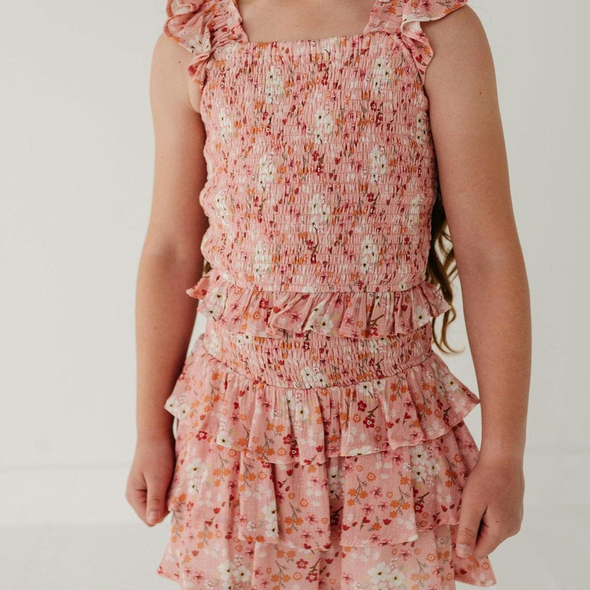 Tiered Mini Skirt
