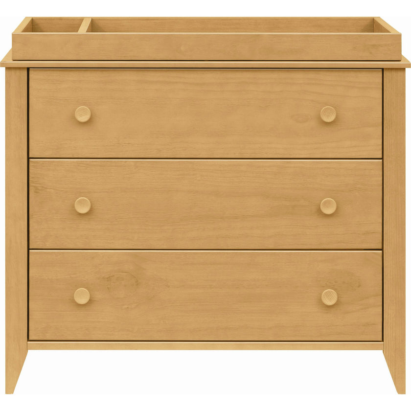 Sprout 3-Drawer Changer Dresser in Honey
