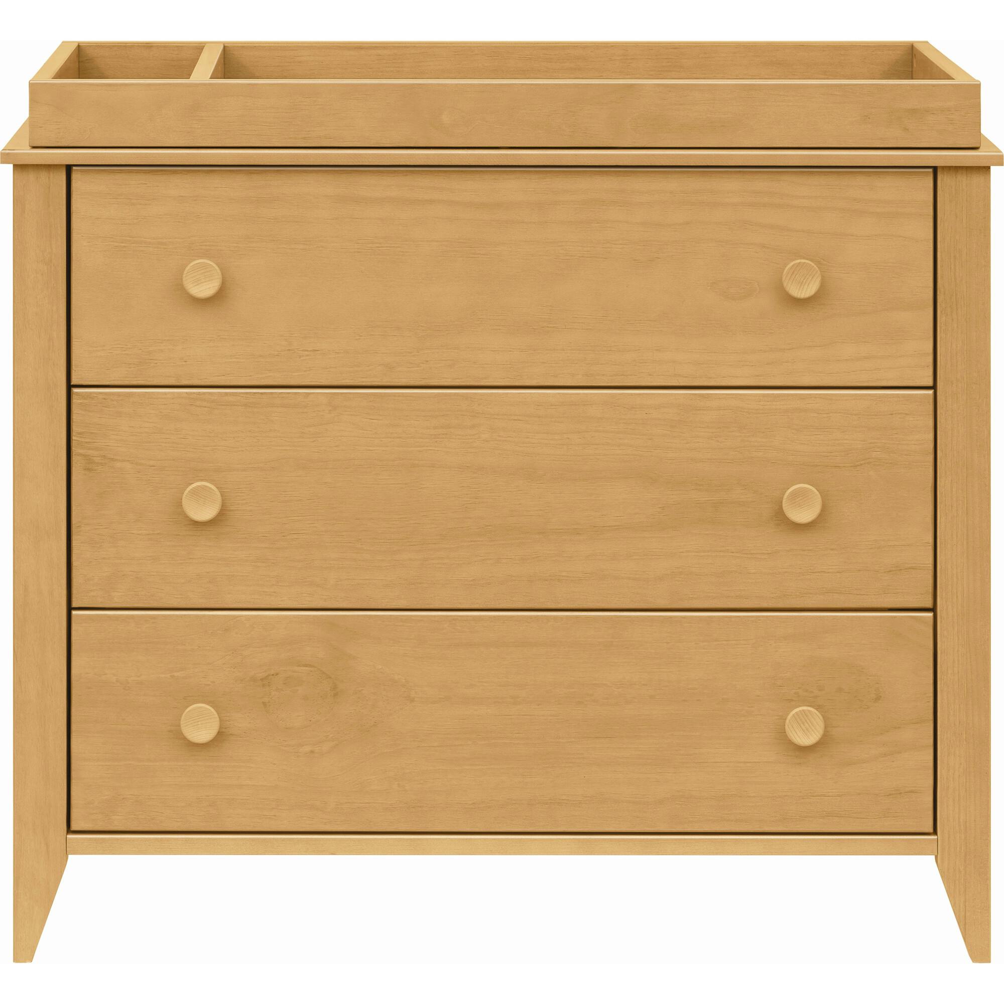 Sprout 3-Drawer Changer Dresser in Honey