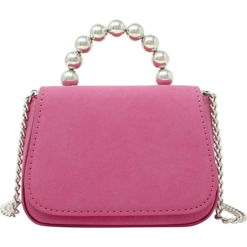 Tiny Metal Pearl Handle Handbag