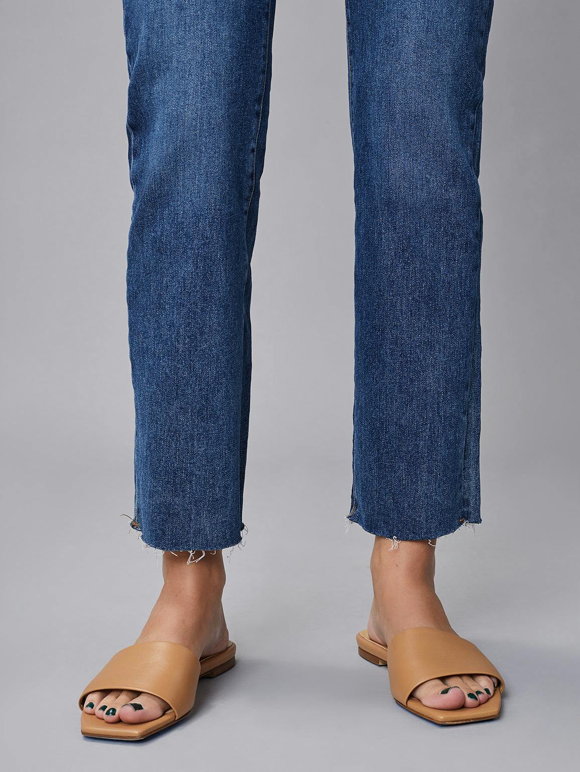 Patti Straight Maternity Vintage Jeans | Seaborn Raw