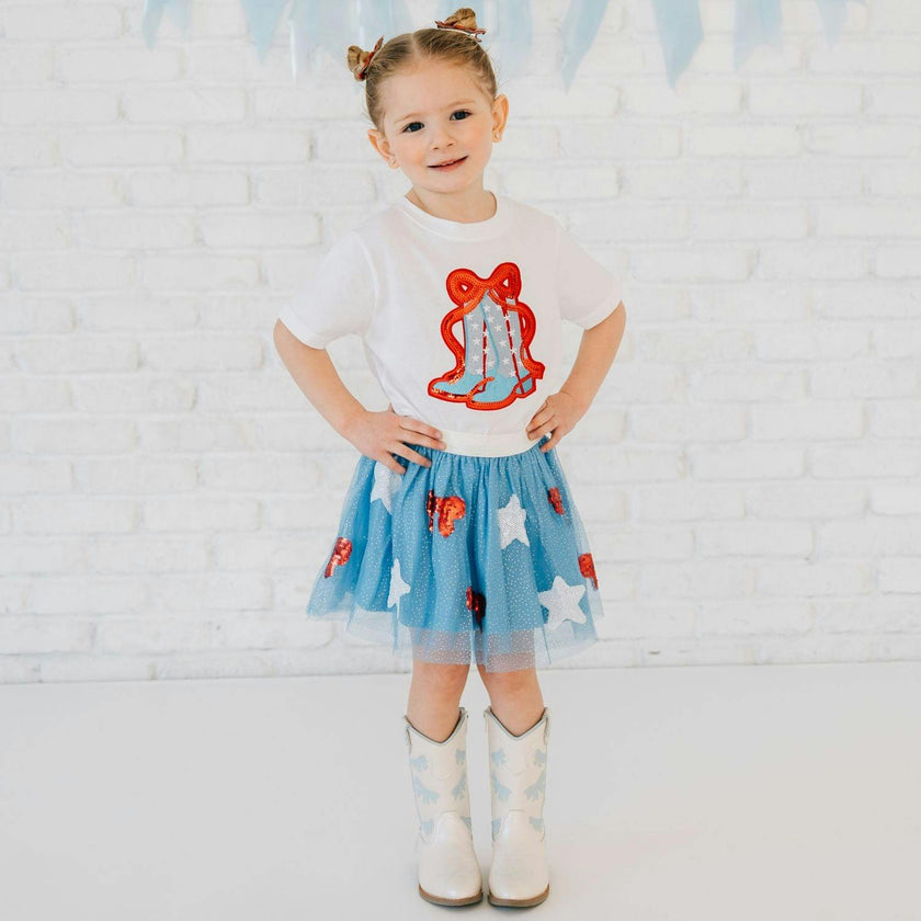 Red Glitter Bow Clip Set