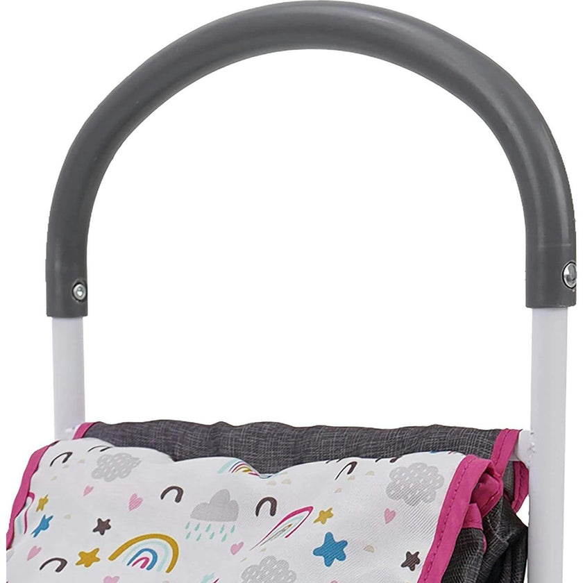 Rainbow Pretend Play Shopping Cart for Kids