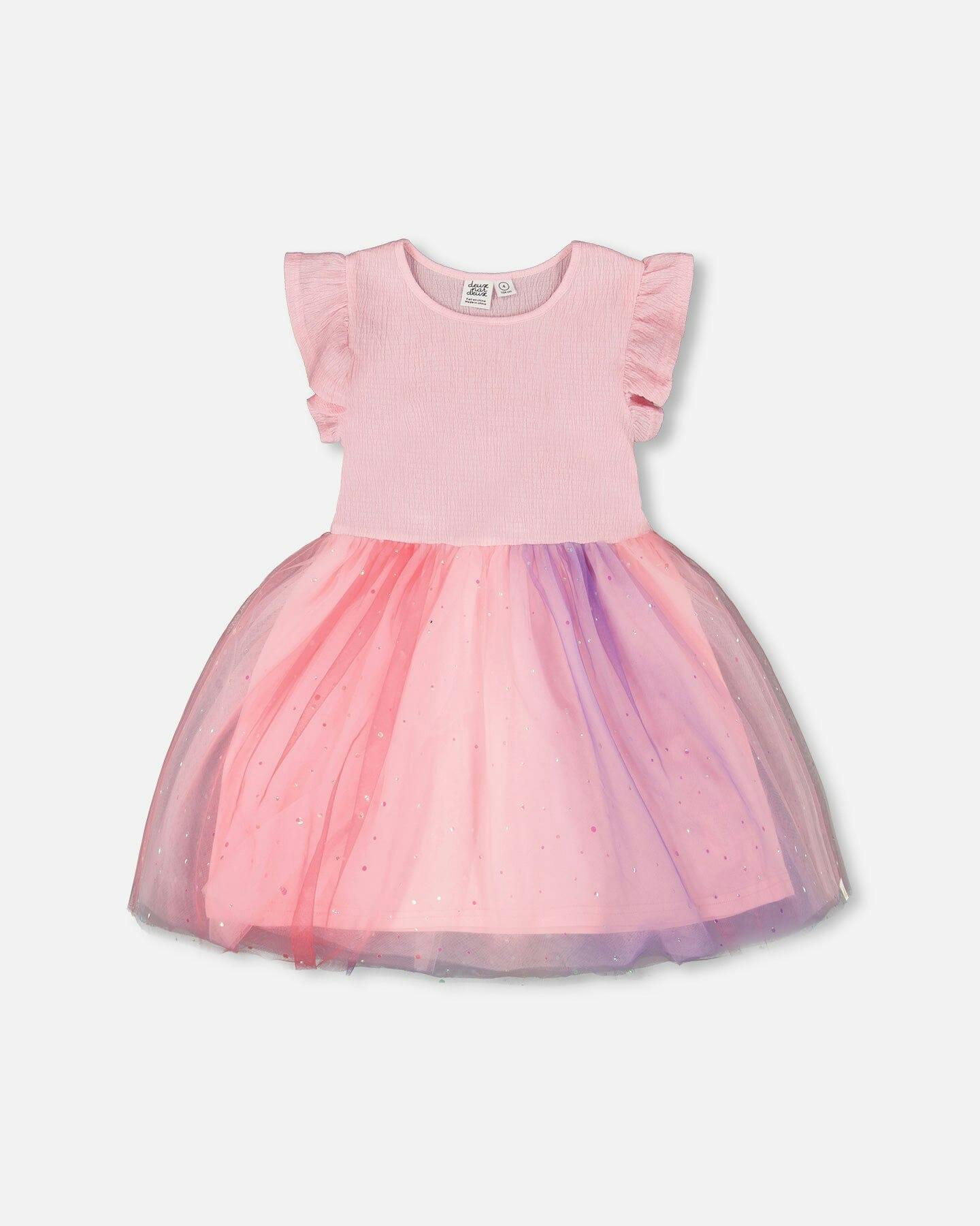 Bi-Material Mesh Dress