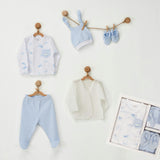 Blue Whale Baby 5 Piece Newborn Set