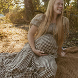 Organic Smocked Tiered Dress