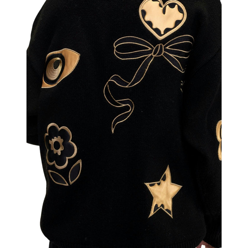 Playful Patchwork Cardigan