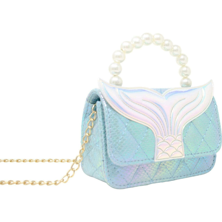 Mermaid Tail Pearl Handle Bag