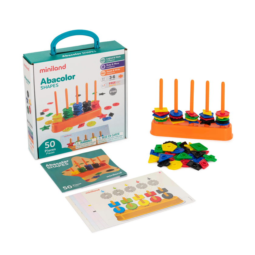 Abacolor Shapes 50 pieces