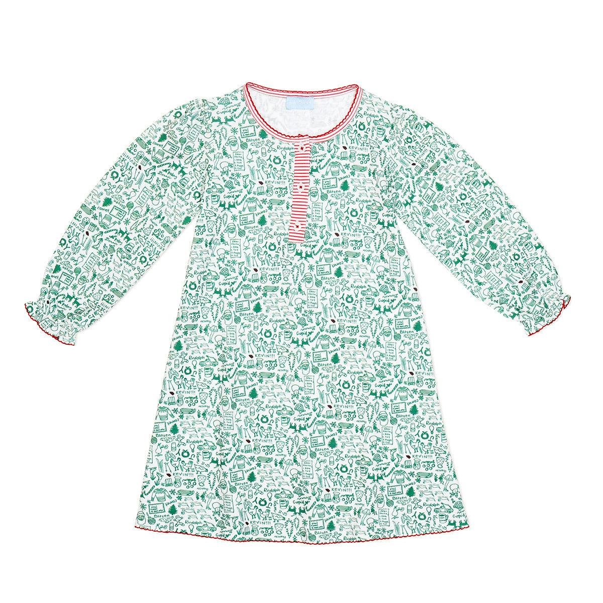 North Pole Tess Lounge Dress, Multi