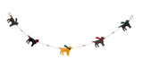 Dog Themed Christmas Decoration Set for Table Top Trees - 9 Pieces