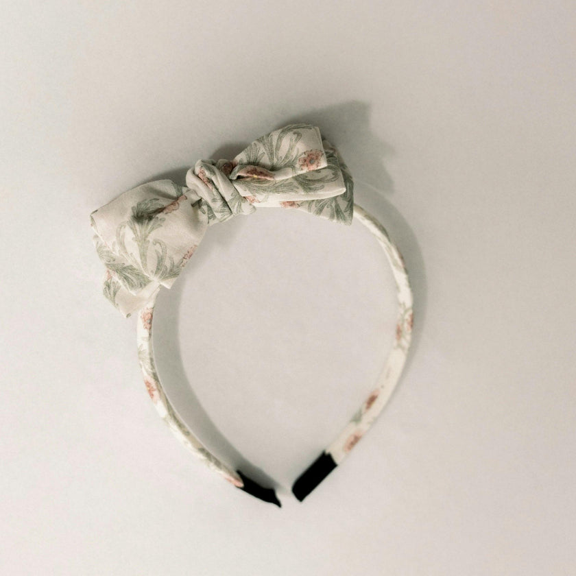 Three Little Bows Headband | Lavender Fields