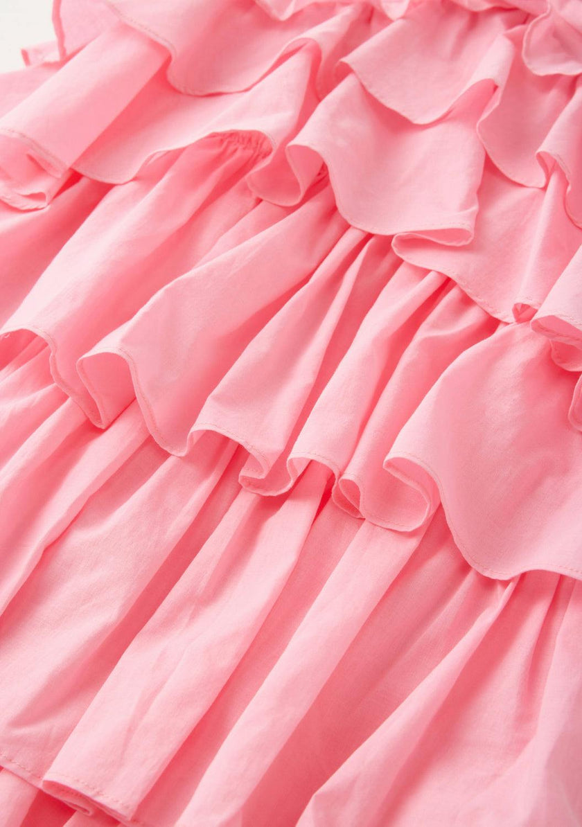 Ellie Cotton Frill Maxi Dress