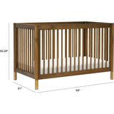 Gelato 4-in-1 Convertible Crib with Toddler Bed Conversion Kit