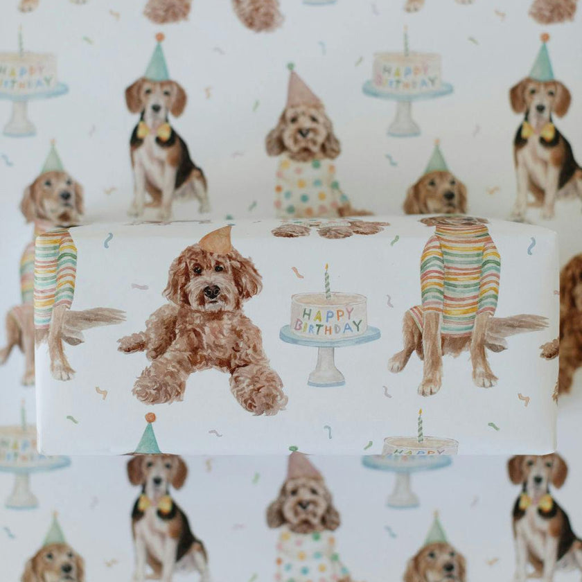 Birthday Dog Gift Wrap