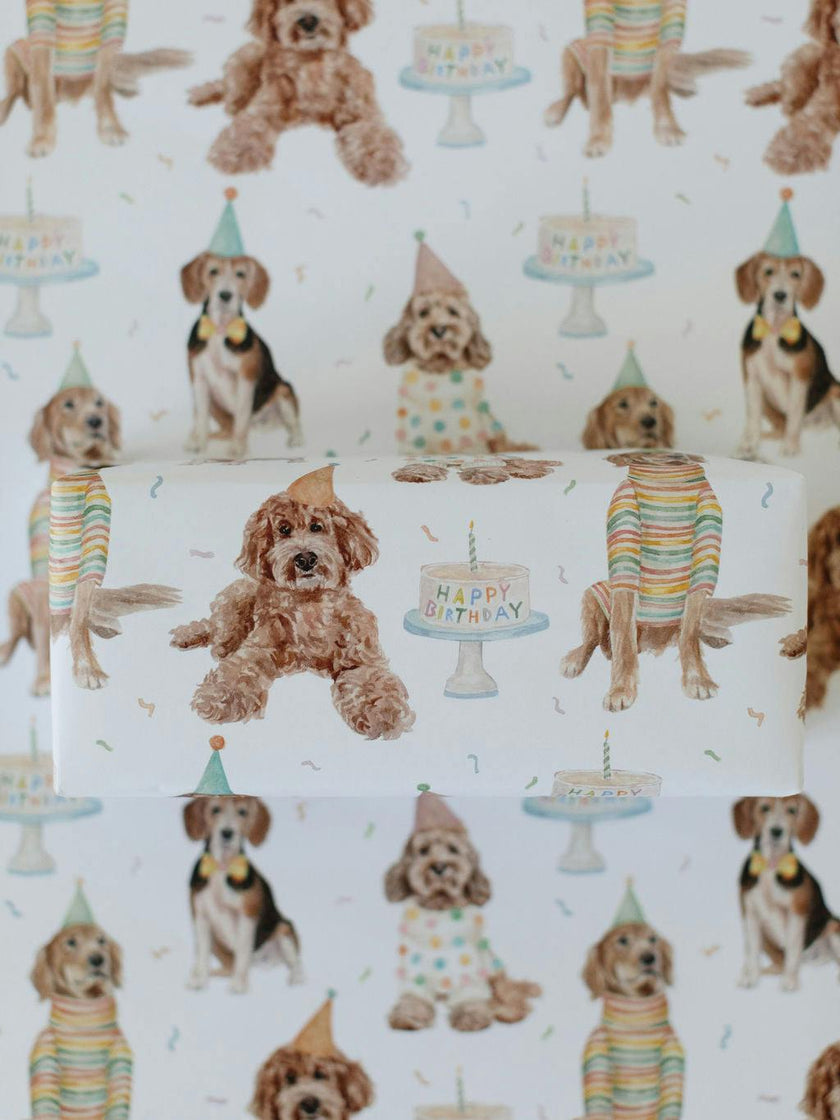 Birthday Dog Gift Wrap