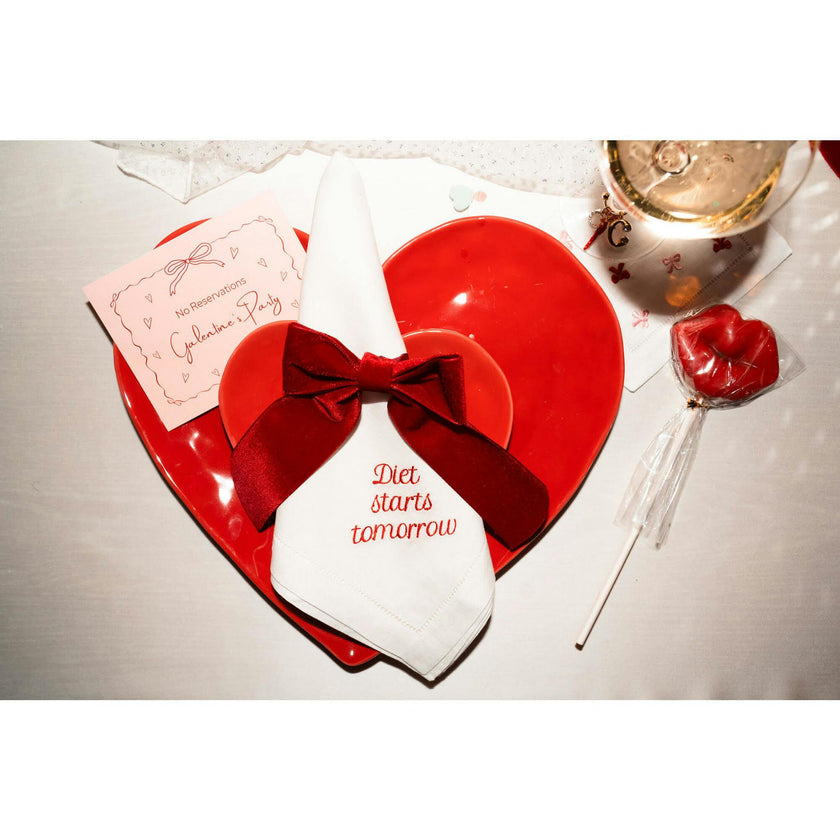 Velvet Napkin Bow