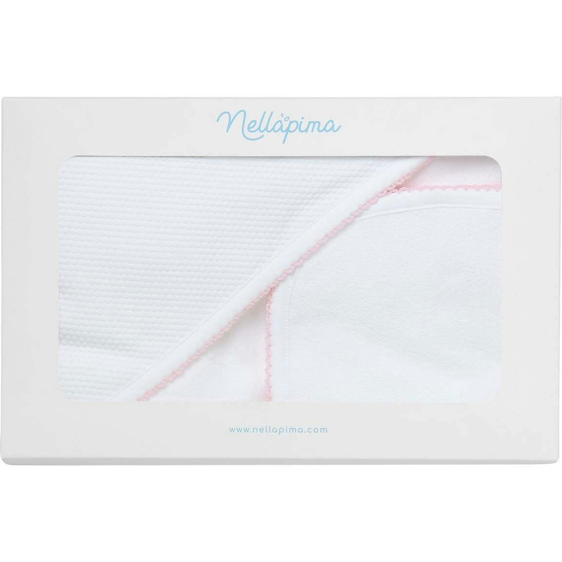 White Bubble Hooded Baby Towel