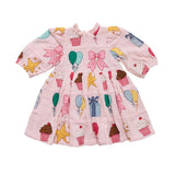 Girls Jessa Dress - Birthday Embroidery