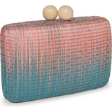 Akna Clutch, Pink Ombre