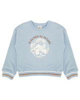 Ryder Outside Sweatshirt - Celestial Blue French Terry