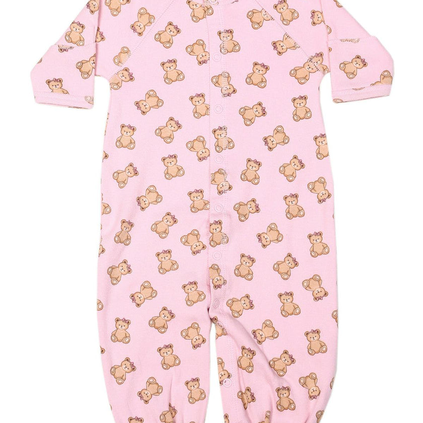 Baby Converter Gown - Bow Bears