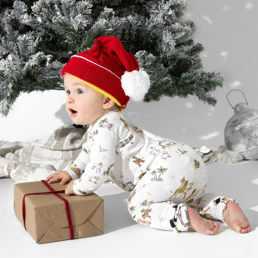 Holy Night Bamboo Convertible Footie