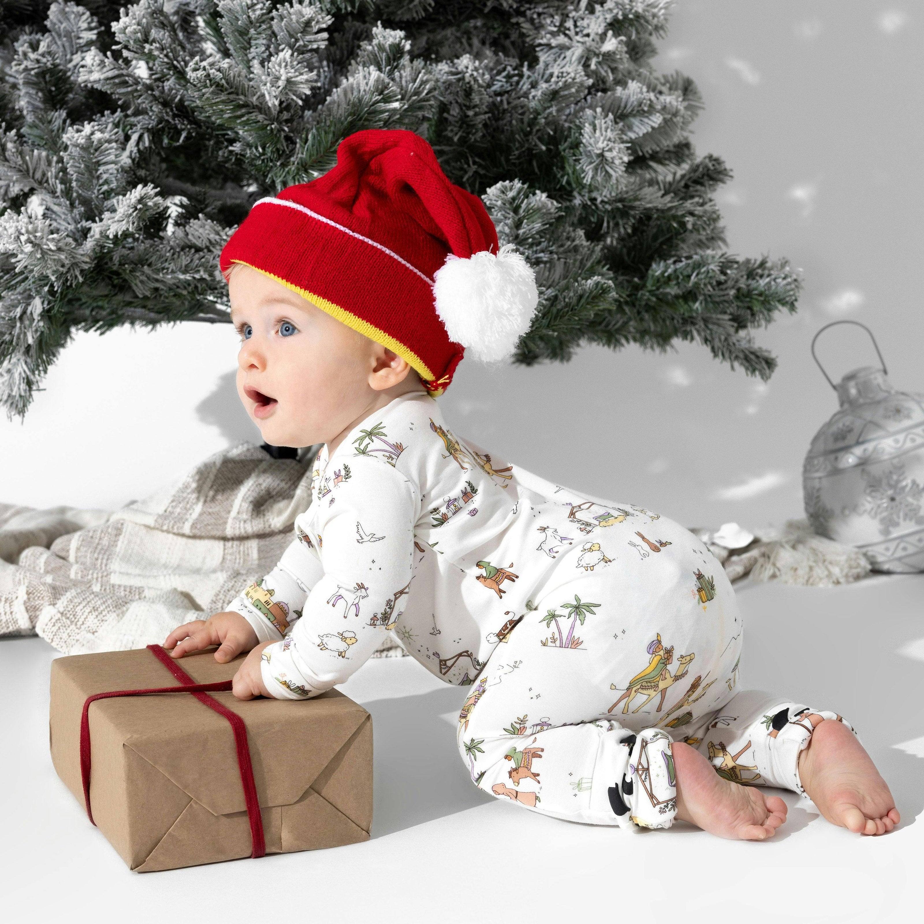 Yuletide Bamboo Convertible Footie