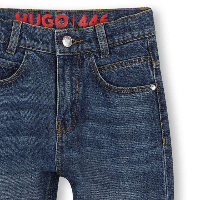 Blue Loose Fit Denim Pants