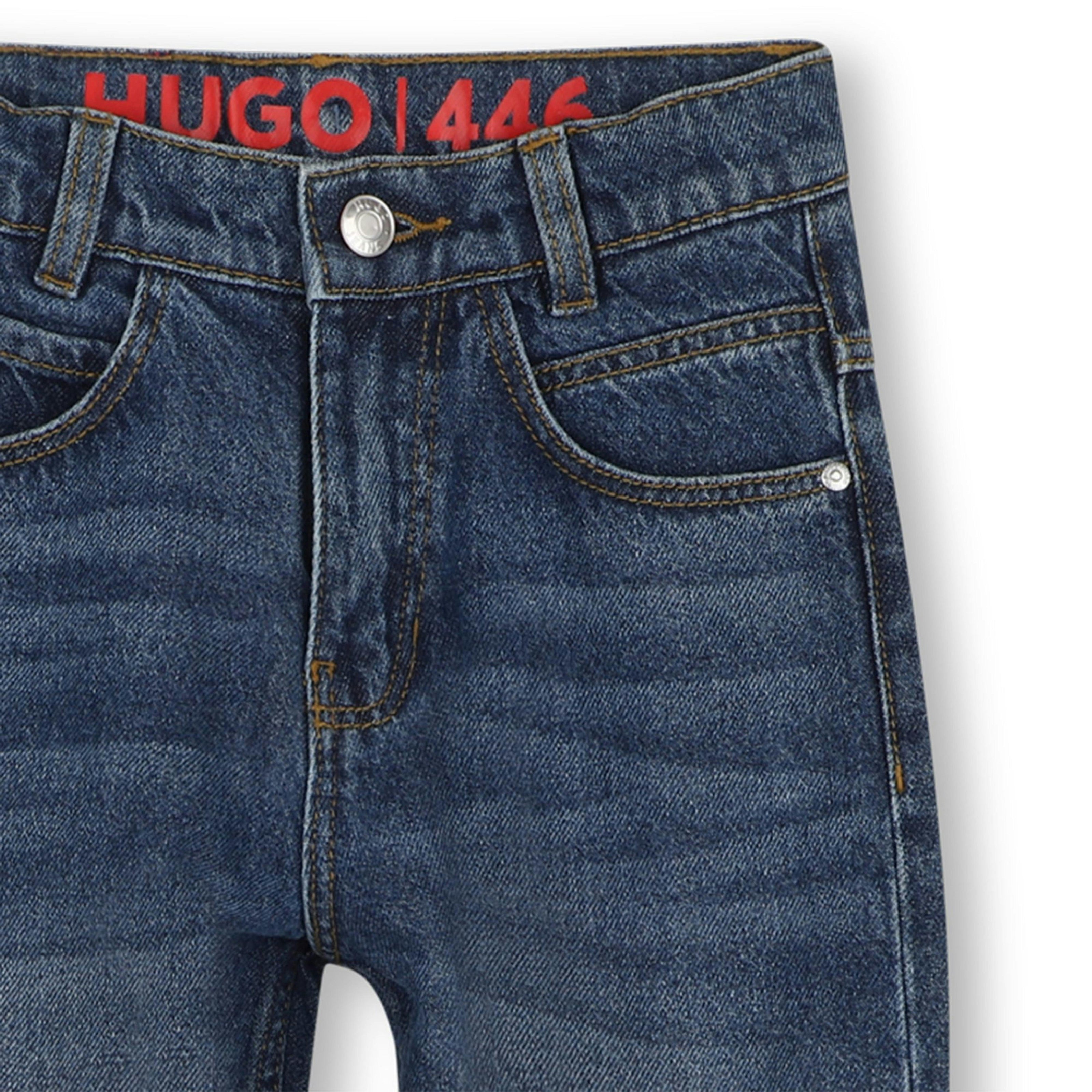 Blue Loose Fit Denim Pants