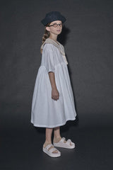 Cruise Dress Cream & White