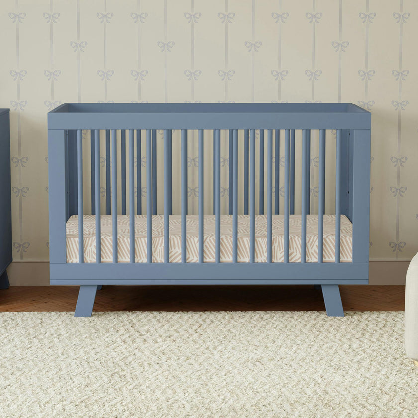 Hudson 3-In-1 Convertible Crib With Toddler Bed Conversion Kit