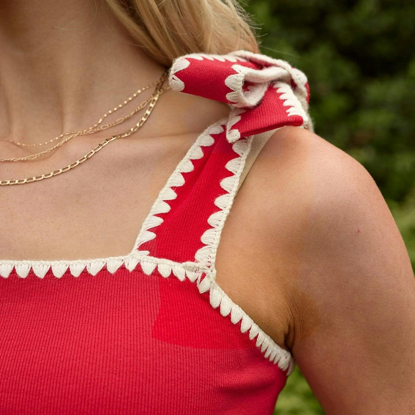Sammi Top in Firework Red