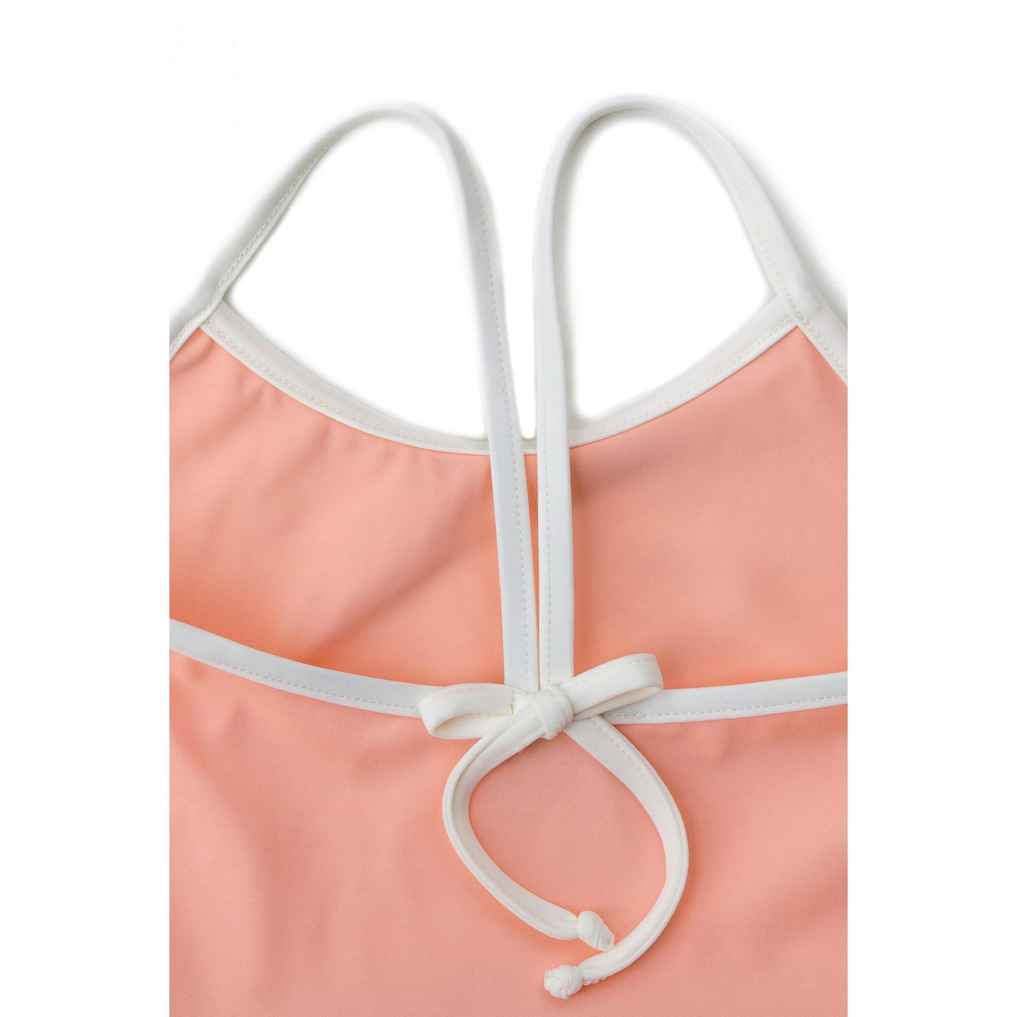 Amelia one piece in peach pink and ivory