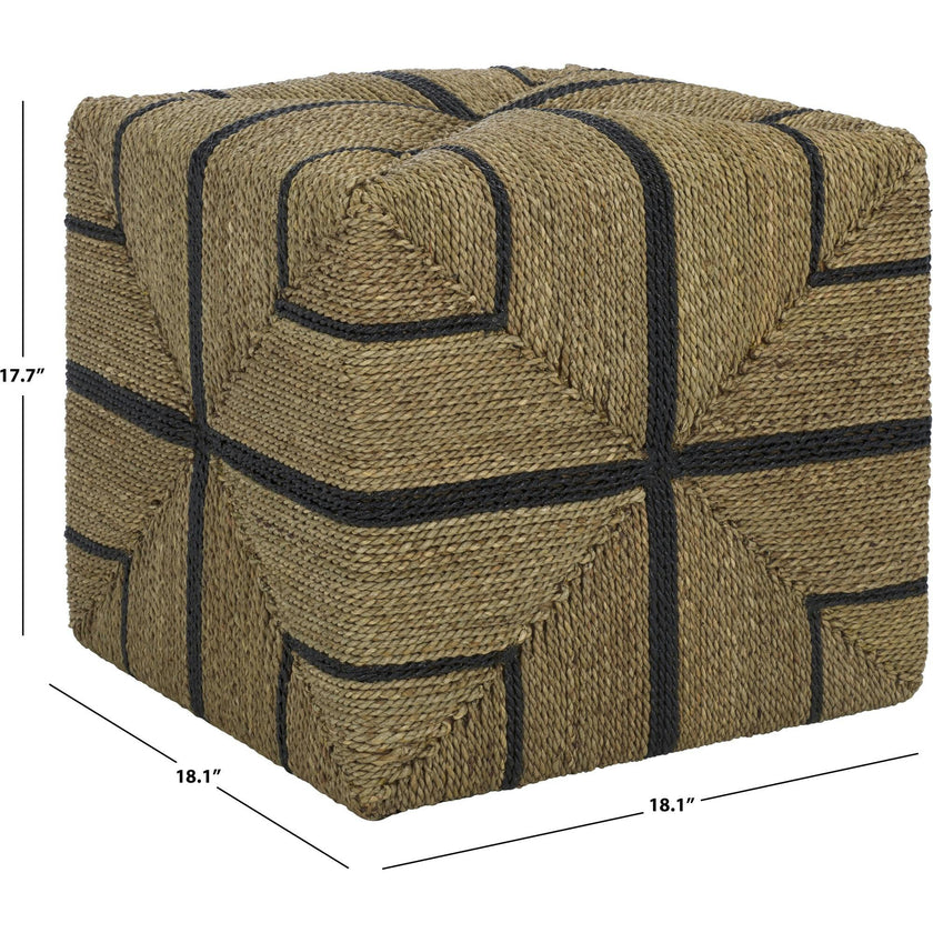 Liatasha Woven Seagrass Ottoman
