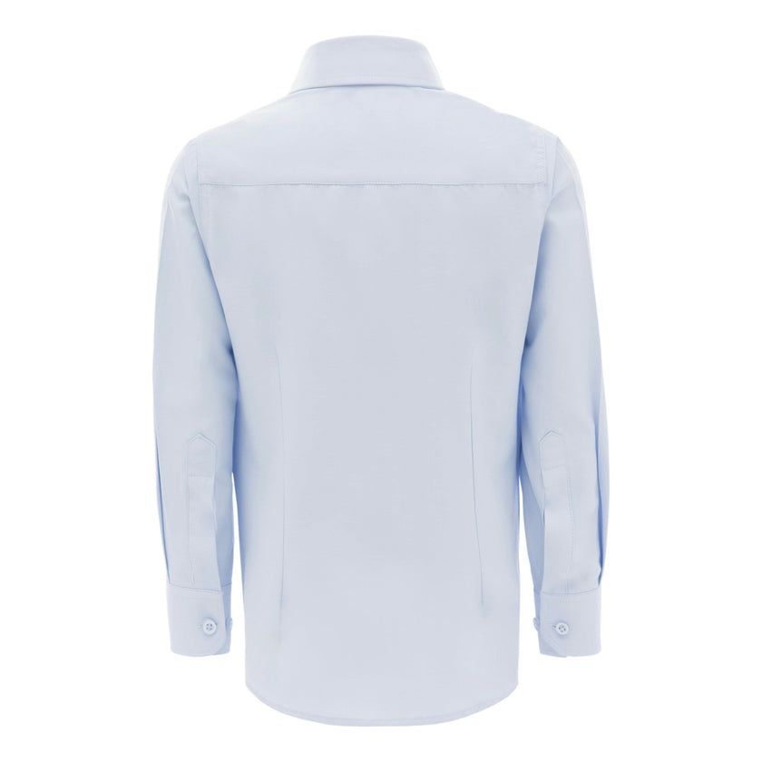 Light Blue Solid Dress Shirt