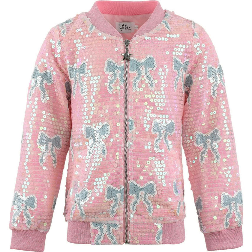 Sequin Bows Bomber