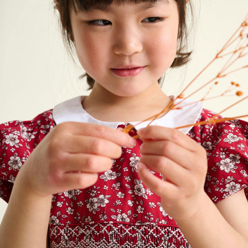 Smocked Girls Dress Magritte