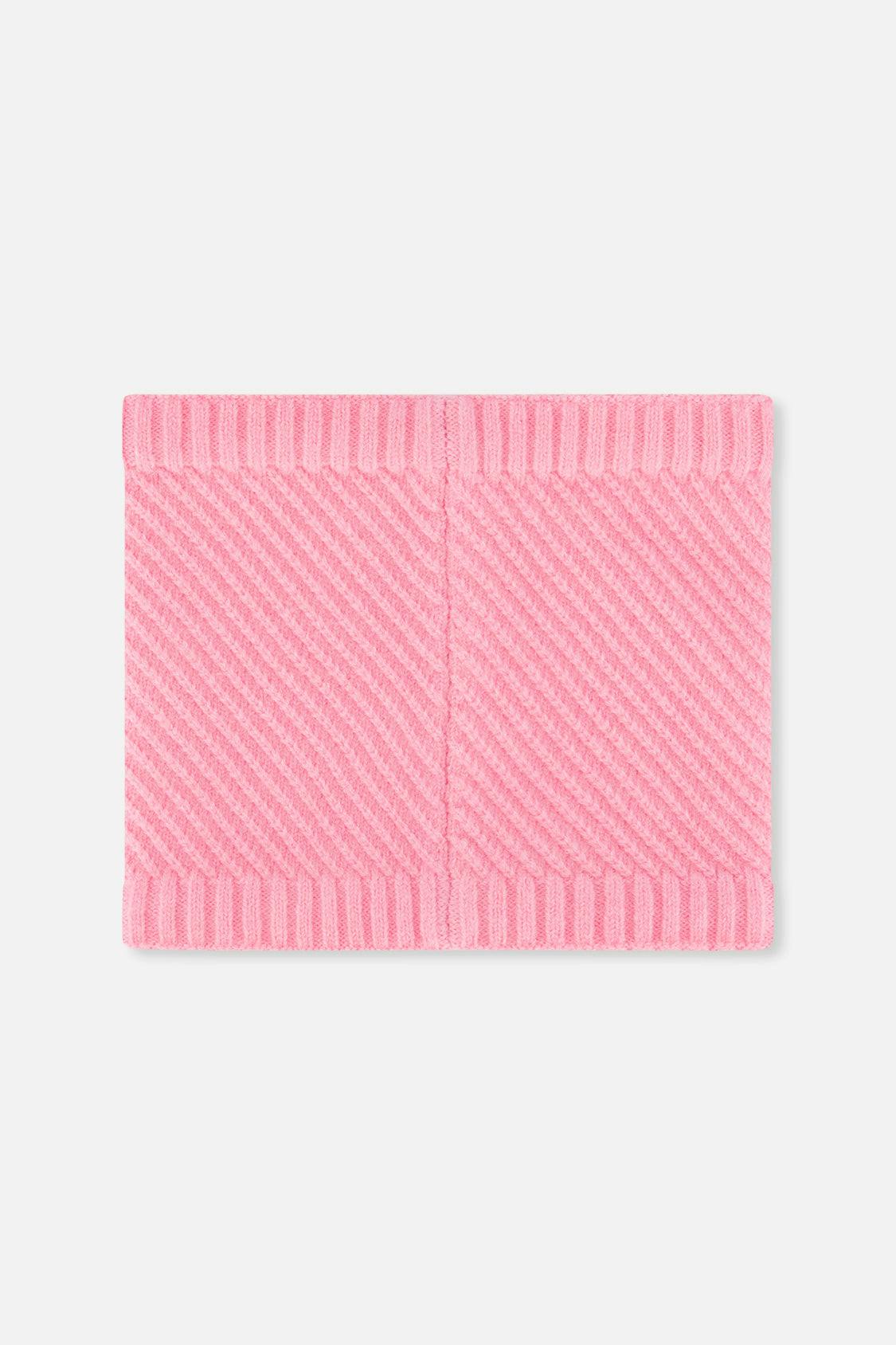 Winter Knit Neckwarmer Pink