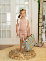 Ruffle Sleeve Short Set