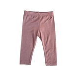 Girls Basic Leggings in Burlwood