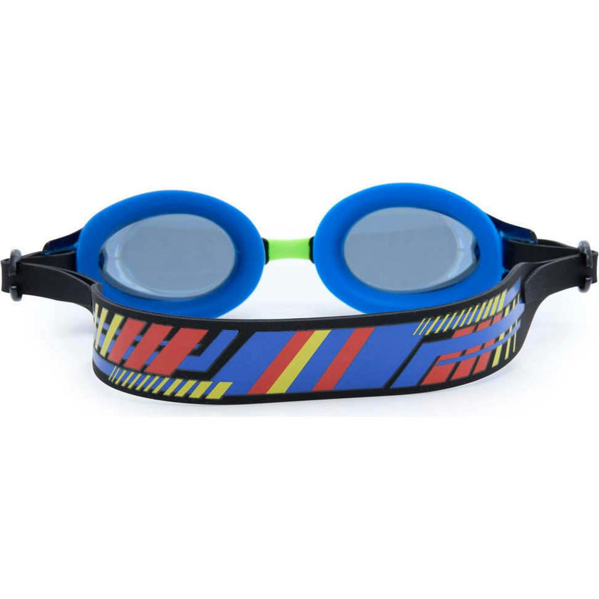 Turbo blue Race Car Theme Swim Goggle