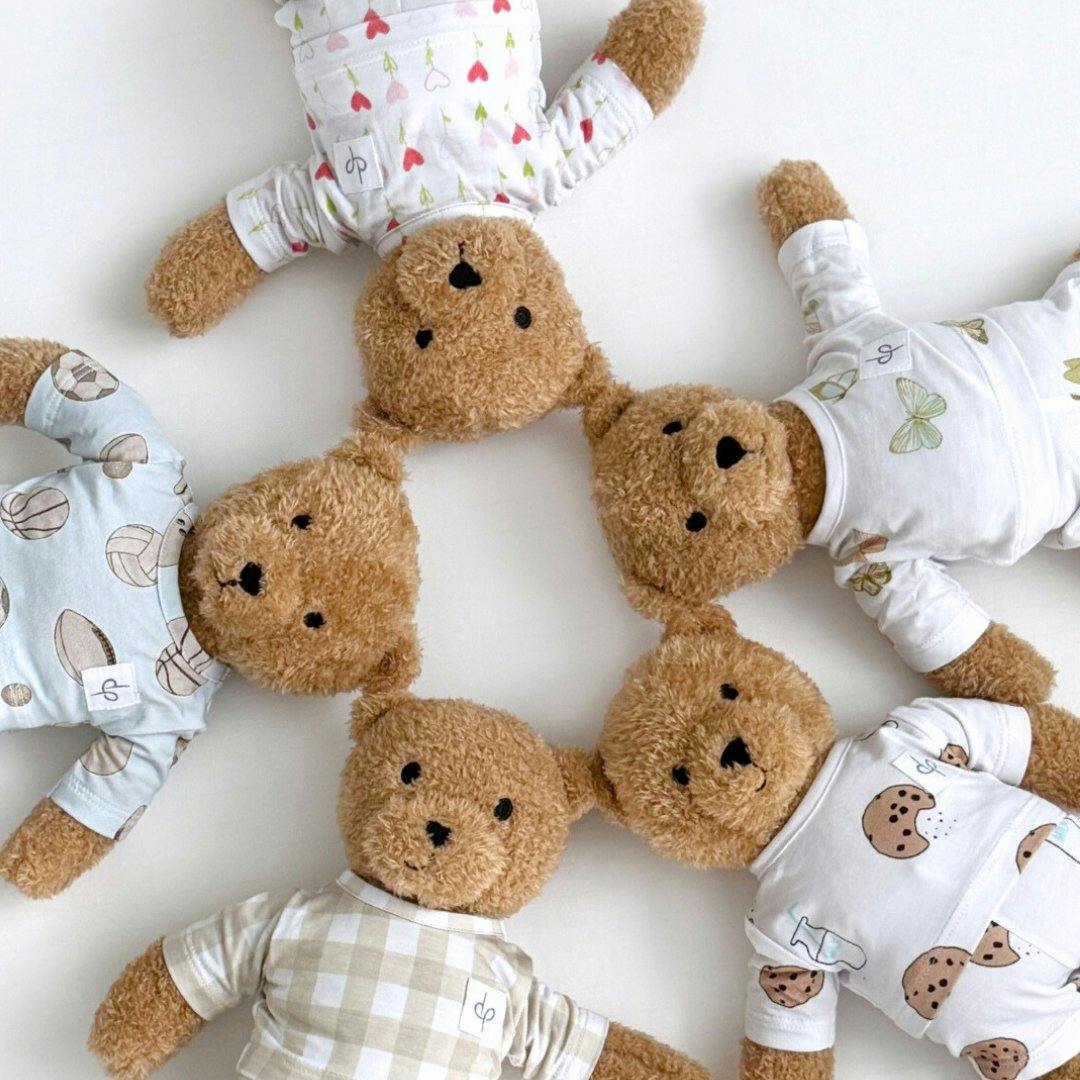 Teddy Plush Toy: Butterflies