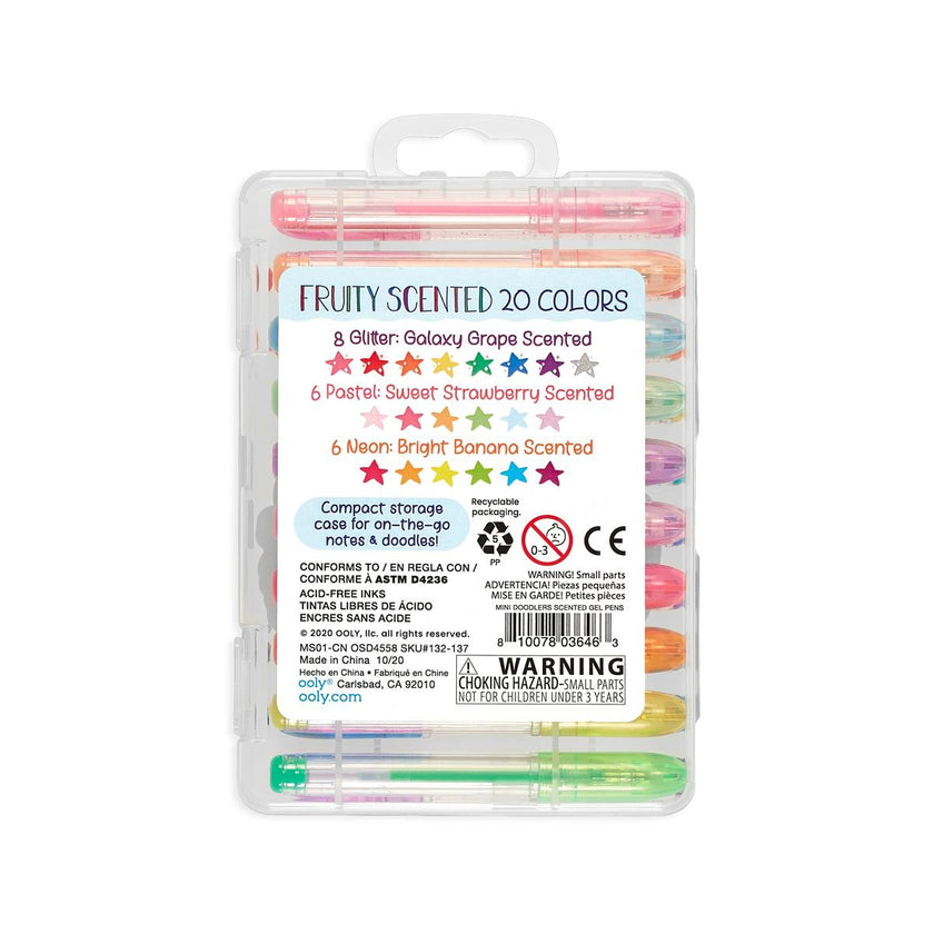 Mini Doodlers Scented Gel Pens - Set of 20