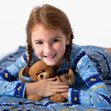 Hanukkah Fair Isle Bamboo Sherpa Blanket